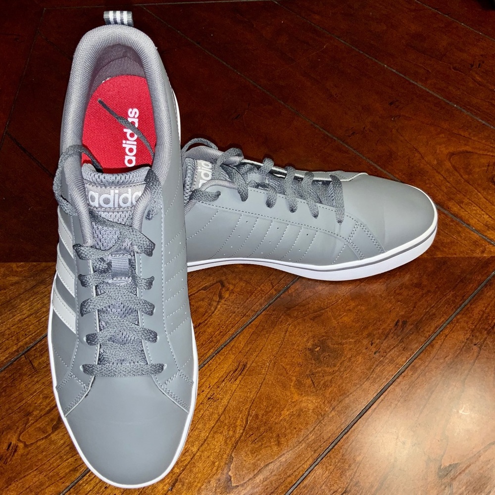 Adidas Neo vs Pace Men's Gray Leather Sneakers